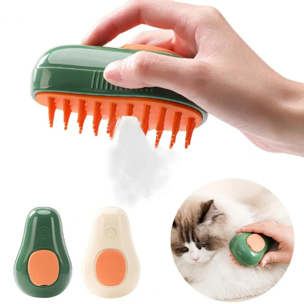 Cat Dog Grooming Comb Electric Self Cleaning Steam Cat Brush