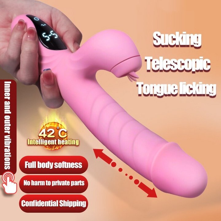 vibrator for women 2in1 licking machine clitoris stimulator G-spot